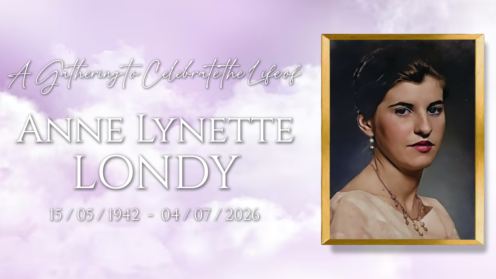 Portrait of Anne Lynette Londy