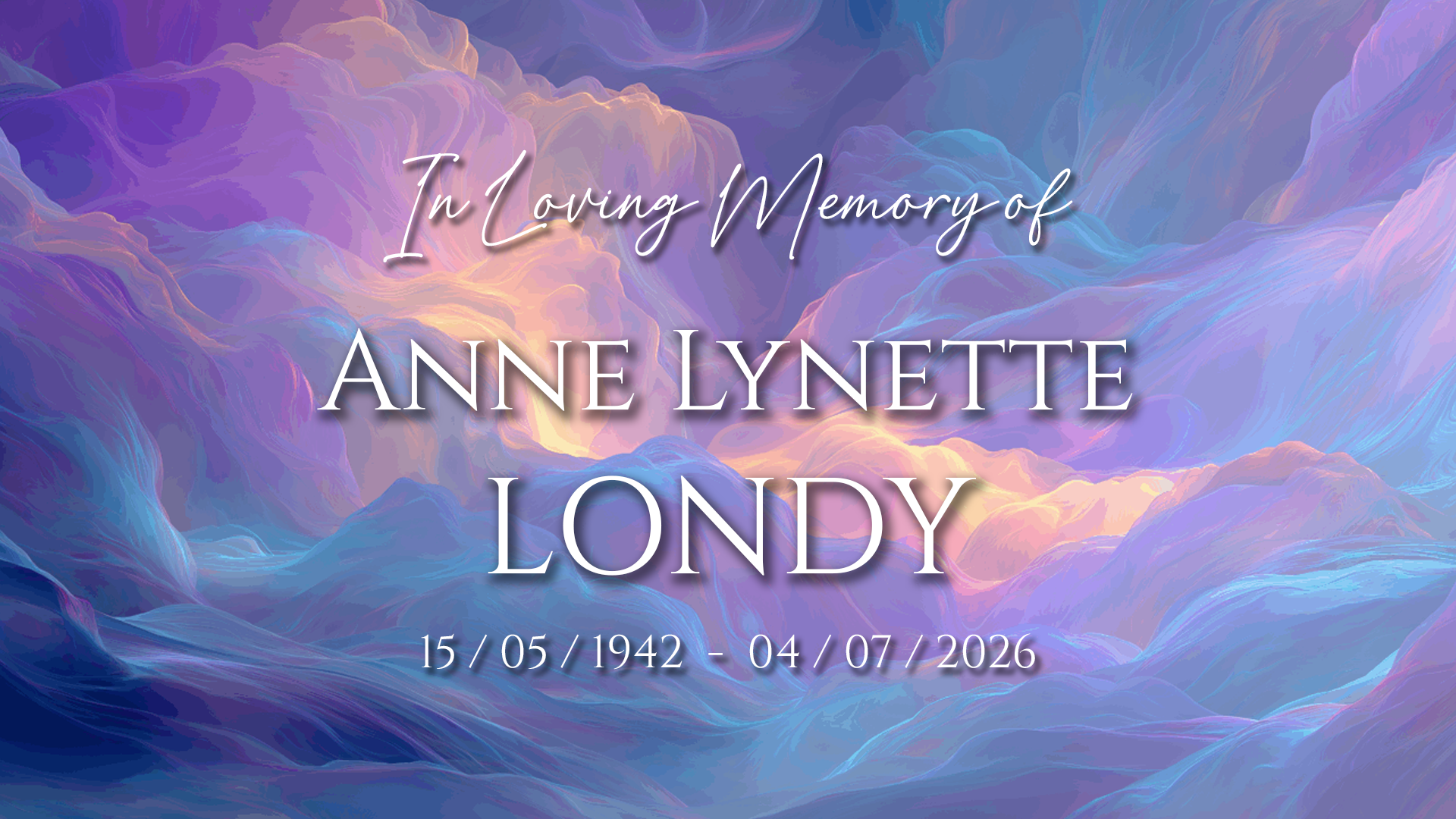 Portrait of Anne Lynette Londy