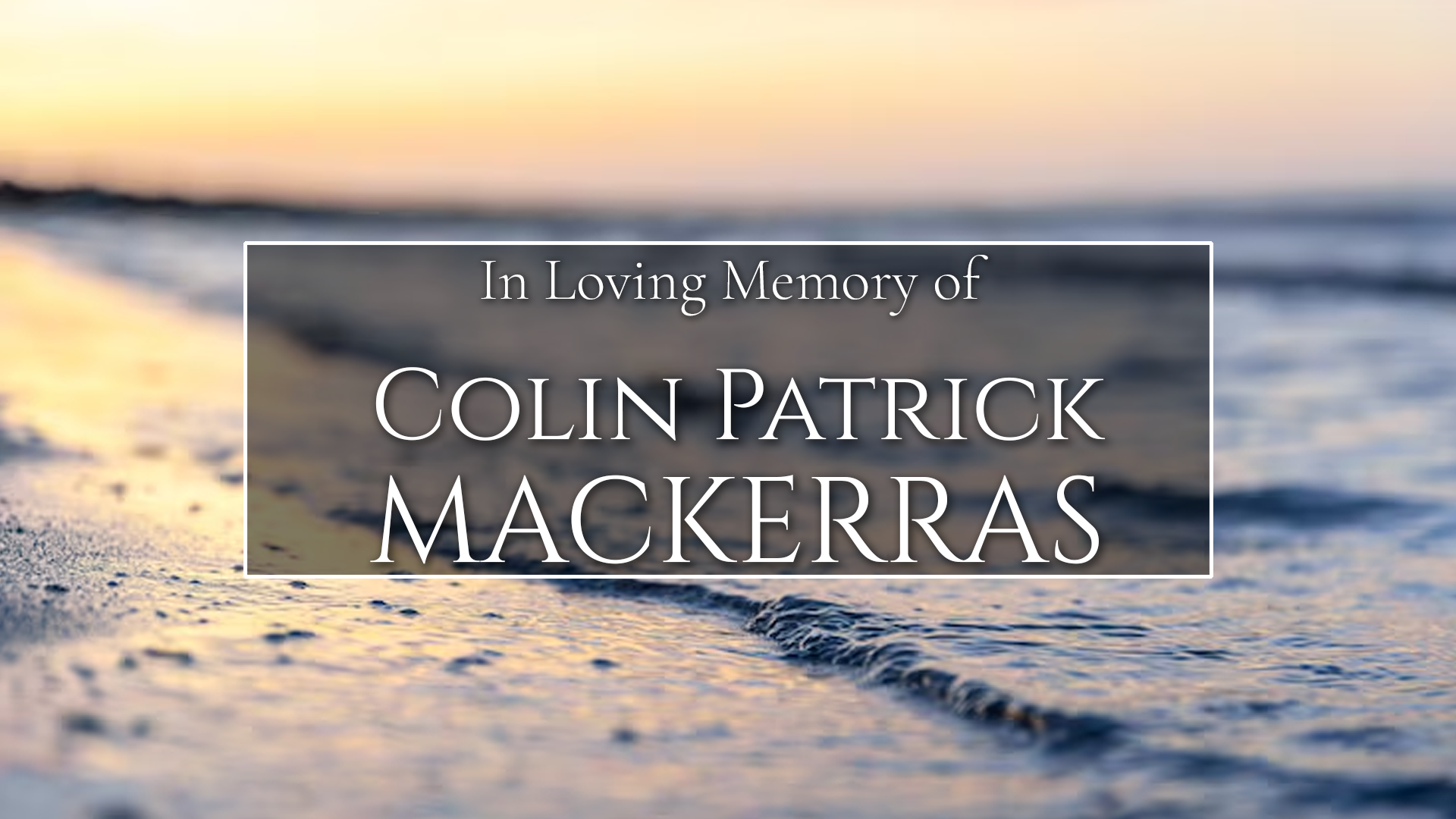 Portrait of Colin Patrick Mackerras