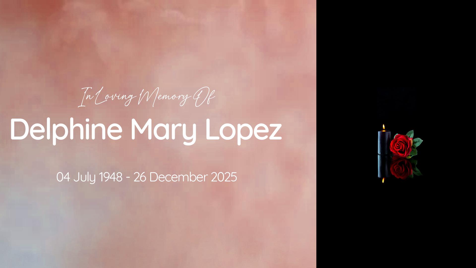 Delphine Mary Lopez