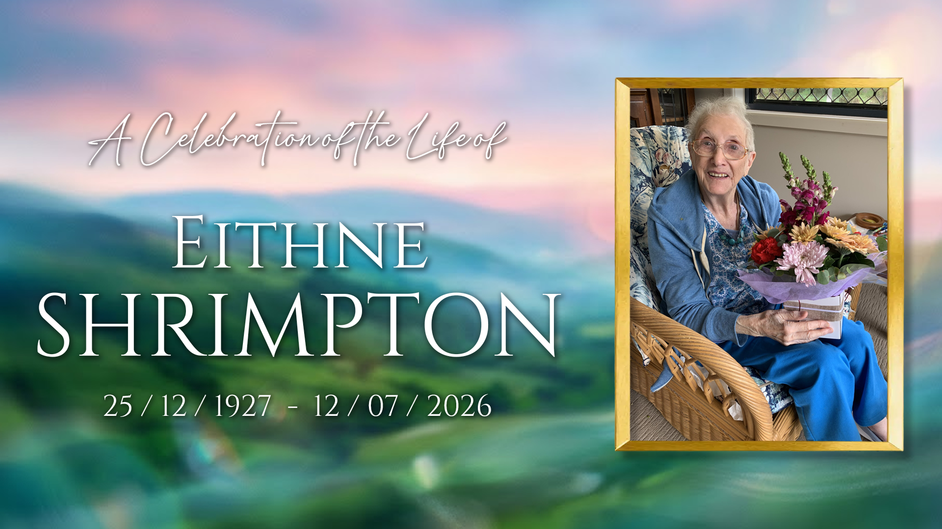 Portrait of Eithne Shrimpton