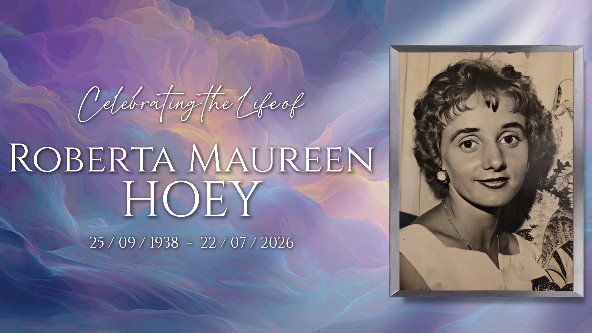 Portrait of Roberta Maureen Hoey