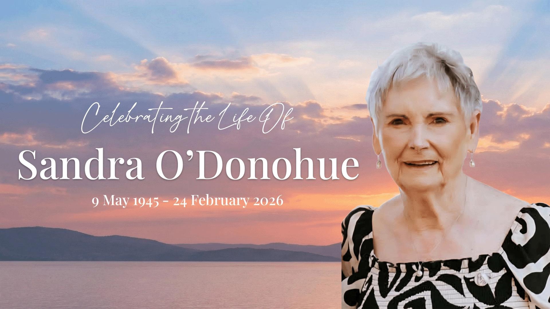 Portrait of Sandra Victoria O'Donohue