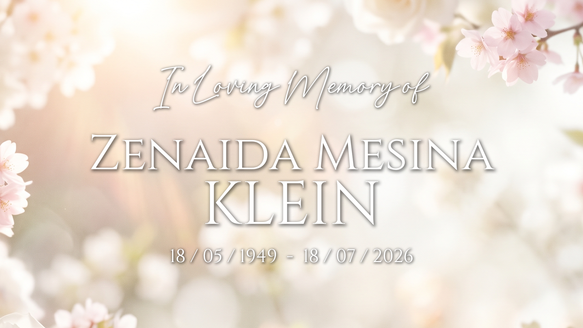 Portrait of Zenaida Mesina Klein